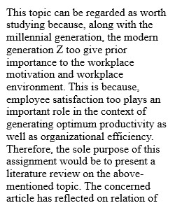 Relationship Between Employee Satisfaction and Workplace Environment